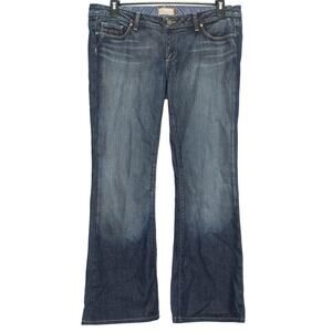Paige Womens Jeans Maternity Westbourne Boot Cut Adjustable Blue Size 31 HB